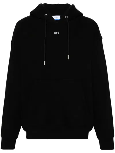 Shop Off-white Off Print Skate Hoodie Clothing In Black