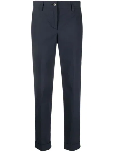 P.a.r.o.s.h Parosh Lille Wool Blue Trousers In Blue