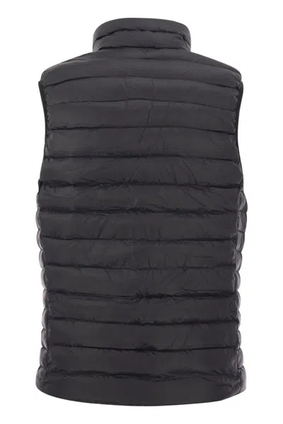 Shop Patagonia Waistcoat With Down Filling In Black