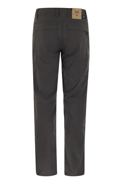 Shop Patagonia Water-repellent 5-pocket Trousers In Grey