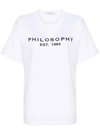 Shop Philosophy Di Lorenzo Serafini T-shirt Clothing In White