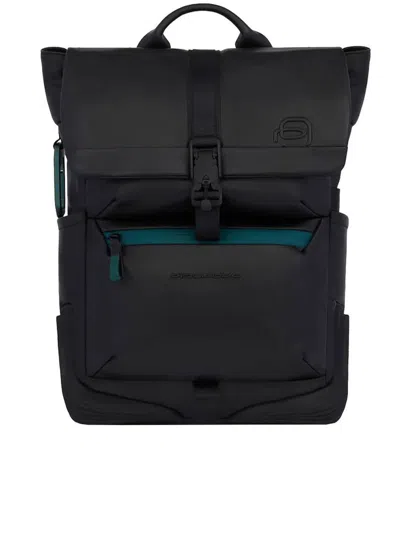 Shop Piquadro Backpack For Pc And Ipad Cpn Chest Strap Bags In Black