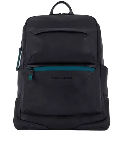 Shop Piquadro Backpack For Computer And Ipad Pro 12.9" Bags In Black