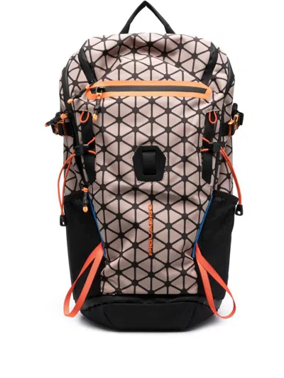Shop Piquadro Hiking Backpack Bags In Multicolour