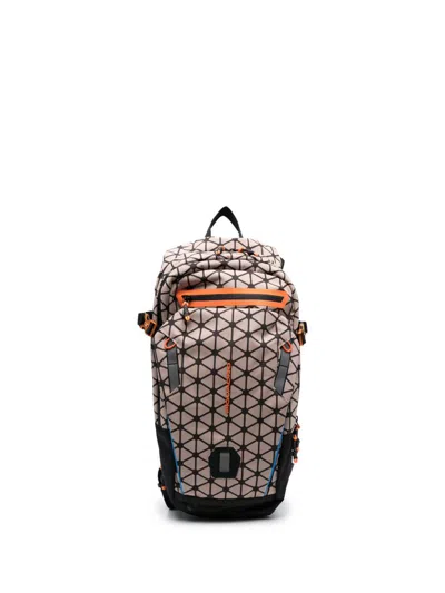 Shop Piquadro Fabric Biking Backpack Bags In Multicolour