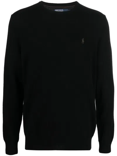 Shop Polo Ralph Lauren Ls Cn Pp-ls-pullover Clothing In Black