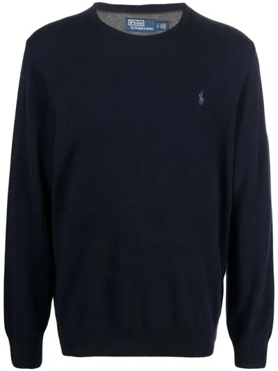 Shop Polo Ralph Lauren Ls Cn Pp-ls-pullover Clothing In Blue