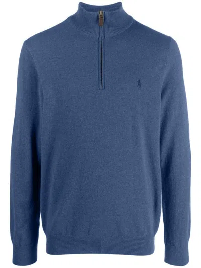 Shop Polo Ralph Lauren Ls Hz Pp-ls-pullover Clothing In Blue