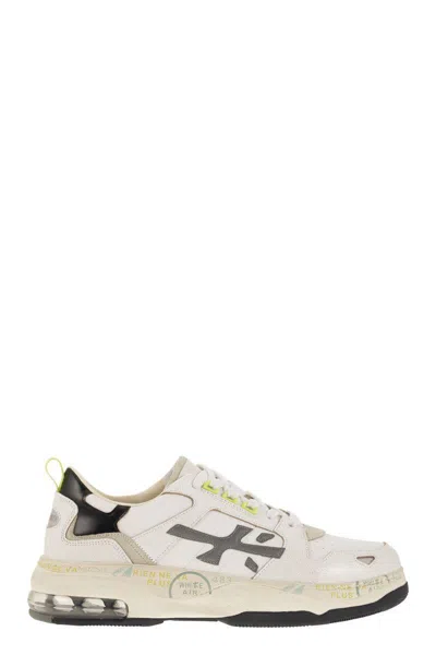 Shop Premiata Drake 352 - Sneakers In White/black