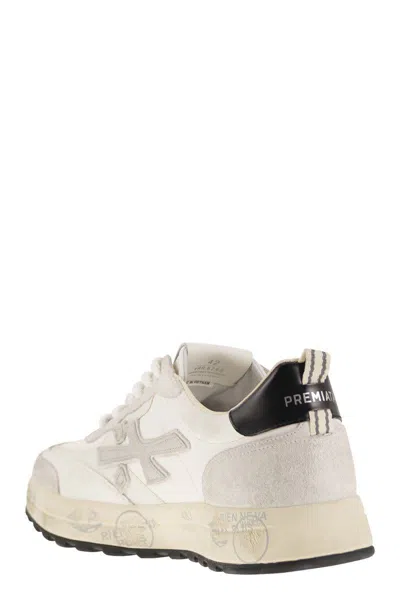 Shop Premiata Nous - Sneakers In White/grey