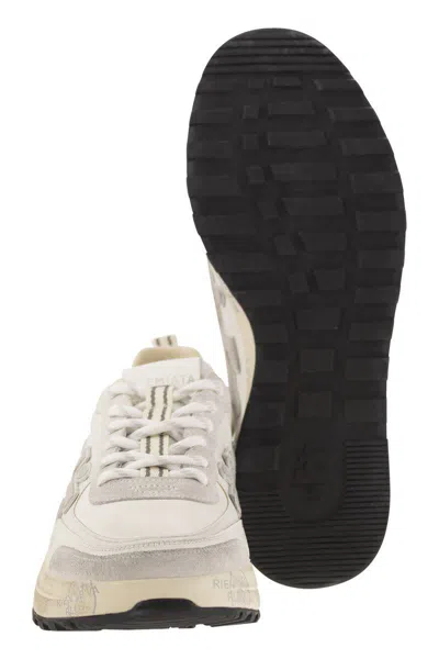 Shop Premiata Nous - Sneakers In White/grey