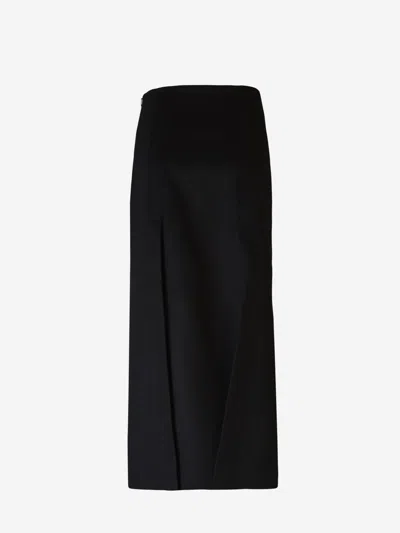 Shop Proenza Schouler Wool Felt Skirt In Fit Slim