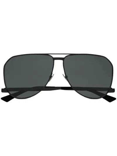 Shop Saint Laurent Eyewear Sl 690 Accessories In Black