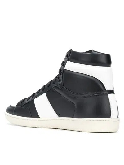 Shop Saint Laurent Flat Heel Shoes In Black