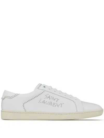Shop Saint Laurent Sneakers Shoes In White