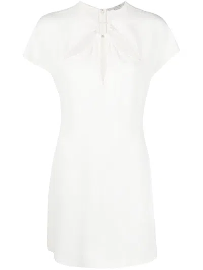 Stella Mccartney Women's Poplin Dress In Nude & Neutrals