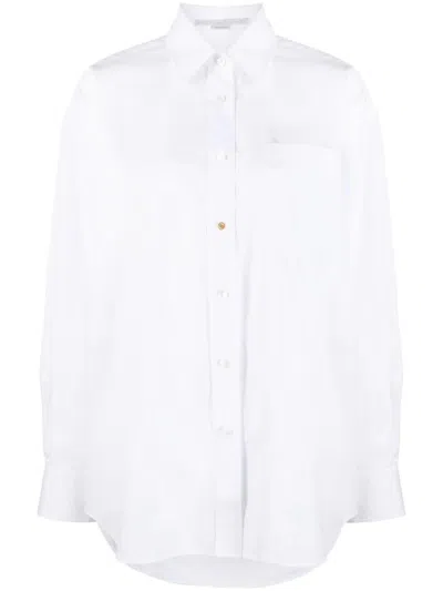Shop Stella Mccartney Iconic Oversized Shirt Clothing In White