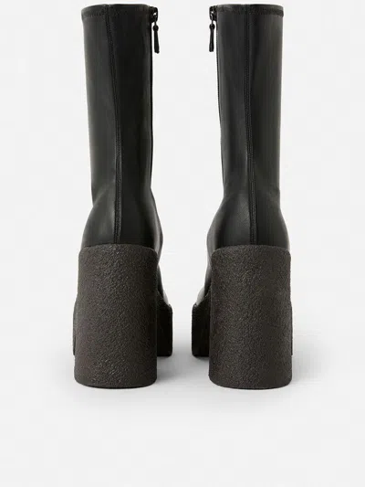 Shop Stella Mccartney Skyla Boot Rubber Sole Pasian Shoes In Black