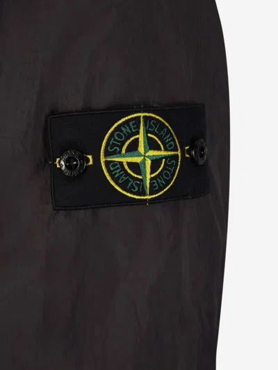 Shop Stone Island Bomber Technical Jacket In Black