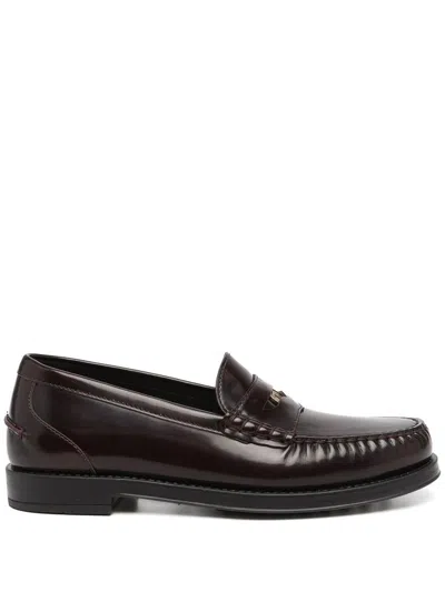 Shop Tod's Mocassin Shoes In Brown