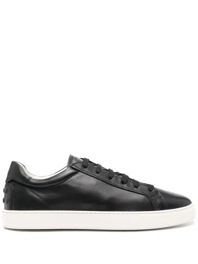 Shop Tod's Sneakers Shoes In Black
