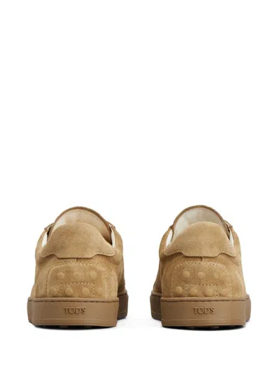 Shop Tod's Sneakers Shoes In Brown