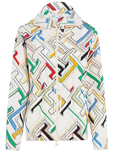 Shop Tommy Hilfiger Amd Relaxed Waisted Jacket Clothing In Multicolour