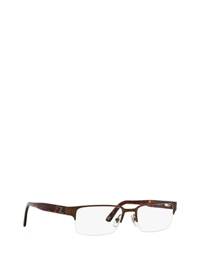 Shop Versace Eyewear Eyeglasses In Brown