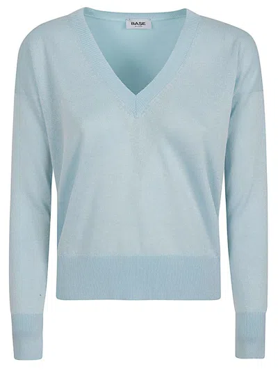 Shop Base Milano Jerseys & Knitwear In Clear Blue