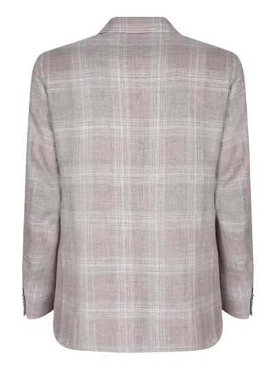 Shop Canali Blazers In Brown