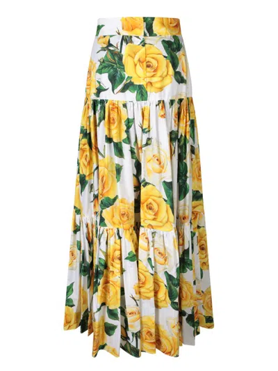 Shop Dolce & Gabbana Skirts In Yellow