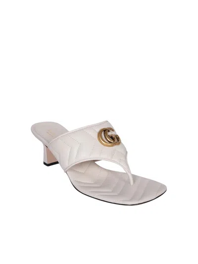 Shop Gucci Sandals In White