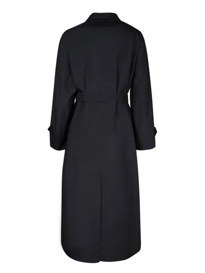 Shop Herno Trench Coats In Black