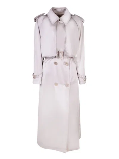 Shop Herno Trench Coats In White