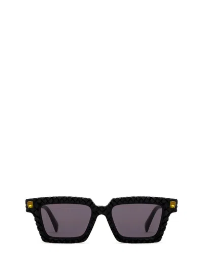 Shop Kuboraum Sunglasses In Black Matt & Handcraft Finishing
