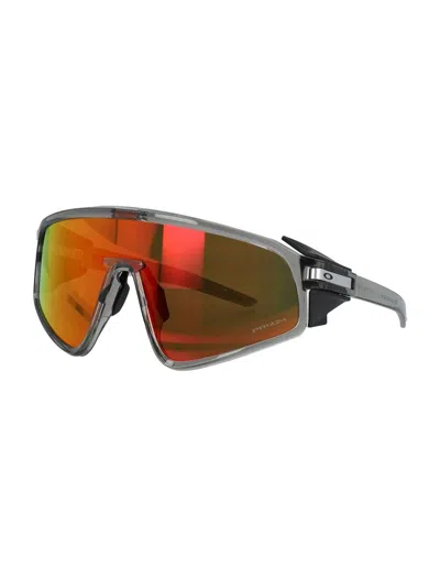 Shop Oakley Latch™ Panel Sunglasses In Grey Ink