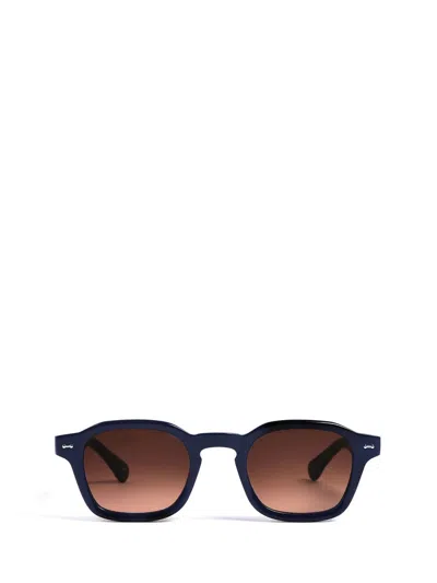 Shop Peter And May Sunglasses In Deep Blue