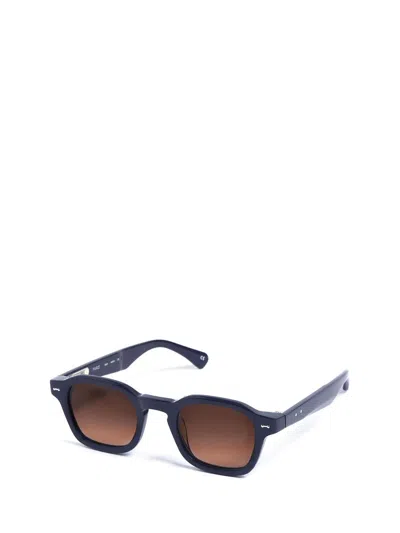Shop Peter And May Sunglasses In Deep Blue