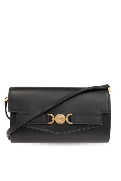Shop Versace Handbags In Black