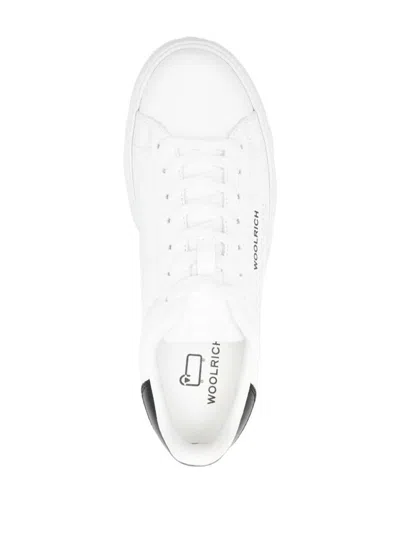 Shop Woolrich Sneakers In White
