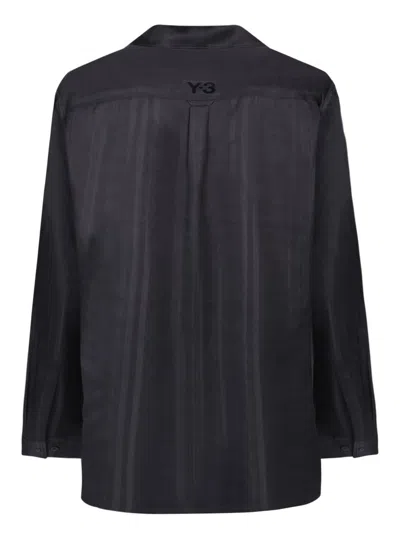 Shop Y-3 Adidas Shirts In Black