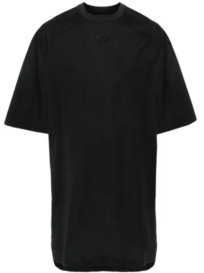 Shop Y-3 Adidas T-shirts & Tops In Black
