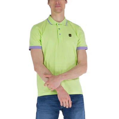 Shop Refrigiwear Green Cotton Polo Shirt