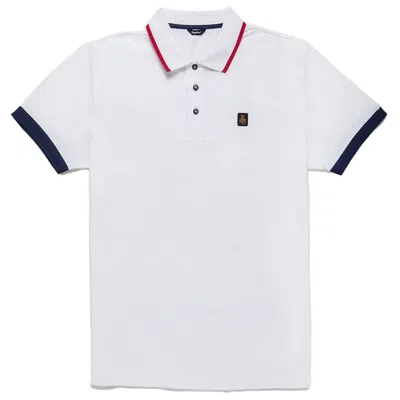Shop Refrigiwear White Cotton Polo Shirt