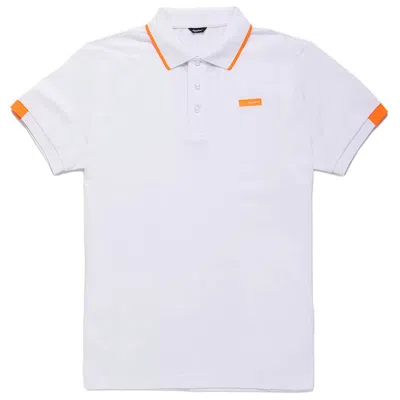Shop Refrigiwear White Cotton Polo Shirt