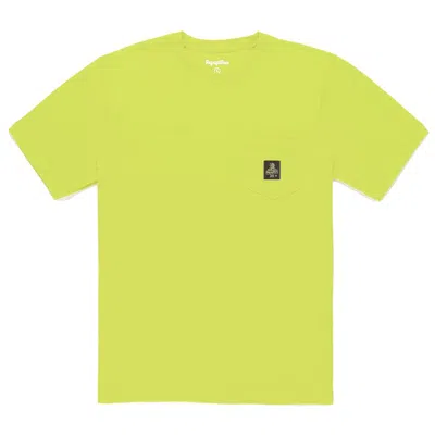 Shop Refrigiwear Yellow Cotton T-shirt
