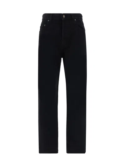 Shop Saint Laurent Vanessa Jeans Oklahoma Black - In Plain Carbon Black