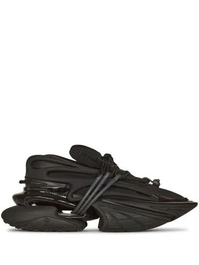 Shop Balmain Sneakers In 0pa Noir