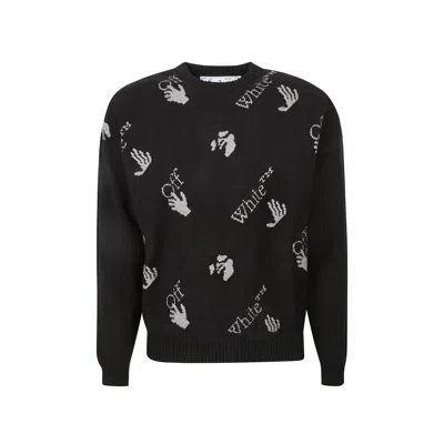 Shop Off-white Logo Sweater In Black