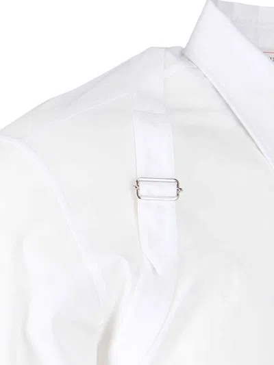 Shop Alexander Mcqueen "harness" Shirt In White